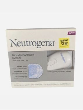 Neutrogena Microdermabrasion System Starter Kit 12 Puffs New Sealed Rare